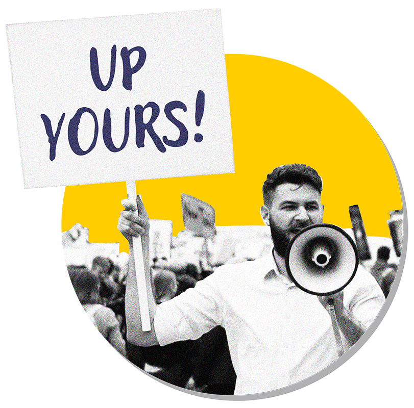 Circle_up_yours_demo_man_left Circle_up_yours_demo_man_left